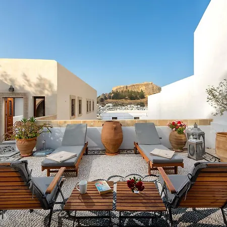 Eleni With Hot Tub And Acropolis View Линдос